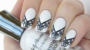 Unusual fashionable manicure