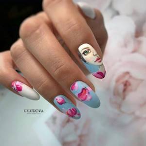 New gel polish manicure 2022-2023: interesting examples of gel polish nail designs in the photo