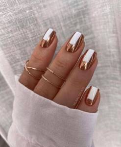 New gel polish manicure 2022-2023: interesting examples of gel polish nail designs in the photo