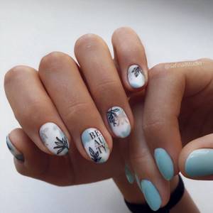 New gel polish manicure 2022-2023: interesting examples of gel polish nail designs in the photo