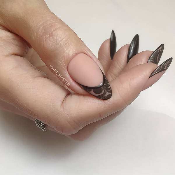 New items in French nail design 2022-2023 – inspiring French nail ideas in the photo