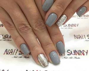 New Year&#39;s manicure 2022: fashionable ideas for short nails, photo 8