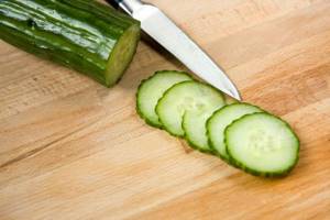 Cucumber for whitening nails.