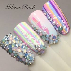 Opal in nail design