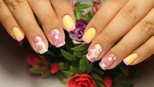 Original manicure with stickers 2022-2023: nail design with sliders - photos, ideas, trends