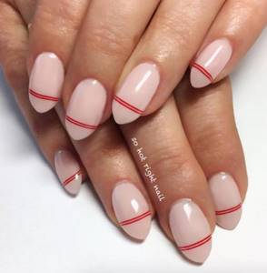 Sharp corners: nail art options with geometric patterns photo 12298