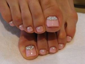 Pedicure with luxurious decor