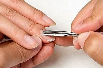 Before correcting your nails, you need to get a manicure.