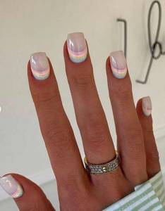 Translucent nail design