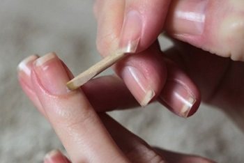 Untrimmed manicure procedure