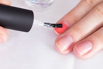 Gel polish manicure process