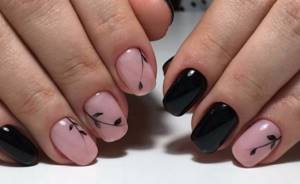 Simple designs on nails with gel polish for beginners