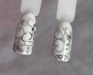 Simple designs on nails with gel polish for beginners