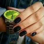 Luxurious black manicure 2022-2023 – fashion trends and new items