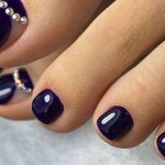Using Shellac gel polish you can create both a regular and a sophisticated pedicure.