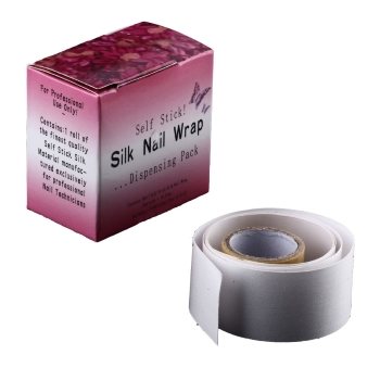 Silk for nail repair in a roll