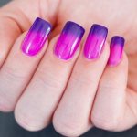 Lilac thermal gel polish