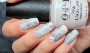 Tips for creating a marble manicure