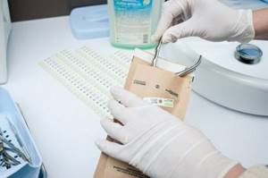 Sterilization of instruments is an important step in nail extensions.