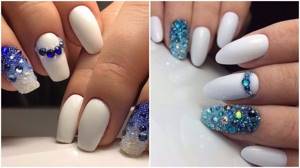 Stylish white! Choosing fashionable nail designs 2018 