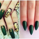 Stylish green manicure - photos, new items, design ideas