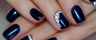 Rhinestones for nails for manicure