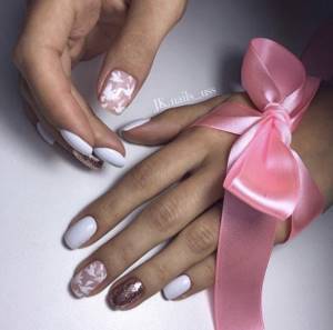 Wedding manicure 2022: TOP-200 best design ideas (new items)