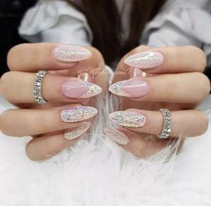 Wedding manicure 2022: TOP-200 best design ideas (new items)