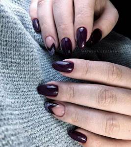 Dark rich tones to complement the look