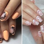 Monograms on nails – 66 photos of stylish design solutions for every taste