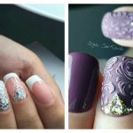 Monograms on nails with liner