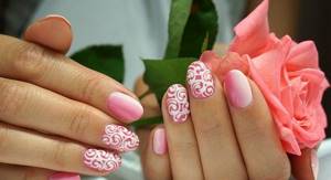 Monograms on nails: luxurious manicure with monograms 2022-2023 for a special occasion