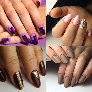 Types of design for oval nails