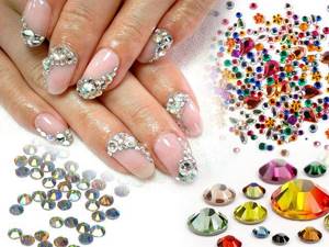 Types of rhinestones for nails