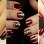 Cherry manicure – fashion trends, new products, trends, ideas
