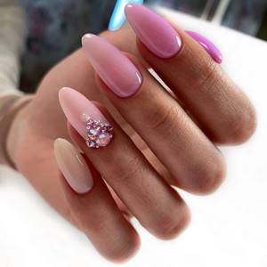 Choose a light manicure for different nail lengths. Trending ideas 