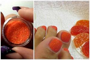 Bright nail art