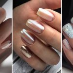 Pearl manicure – fashionable ideas for short and long nails