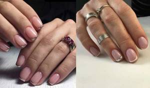“Liquid foil” on nails: top manicure ideas, new photos