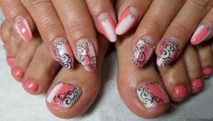 Liquid stone on nails - photo, technology, how to apply step by step for beginners. Design ideas, new items 